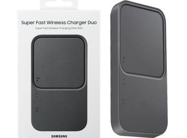 WIRELESS CHARGER DUO SAMSUNG 2 in 1 15W FAST CHARGE QI PAD – ADAPTER BLACK product