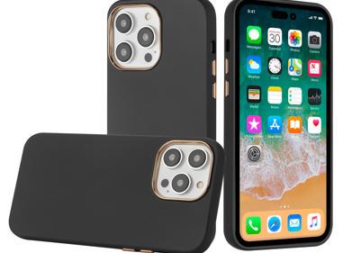 Apple iPhone 14 PRO MAX 6.7" Classy Slick Chrome-Edged Hybrid Case Cover – Elegant & Durable Protection product