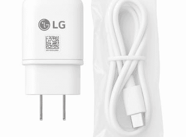 LG Branded Wall Charger and USB Cable Set (White) product
