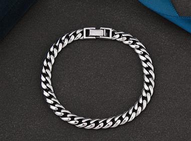  S925 sterling silver men's bracelet product