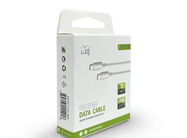 fast charger cable for type C to type C 3FT in Black work for iPhone 15 Series product
