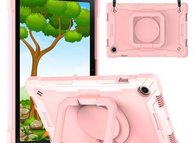 Samsung Galaxy Tab A8 10.5 inch (2022) Tablet Tough Hybrid Rotating 360 Degree Kickstand - Rose Gold product