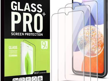 Pack of 3 Samsung Galaxy A14 Tempered Glass Screen Protectors – Ultra Durable, Anti-Scratch, HD Clarity & Easy Bubble-Free Install product