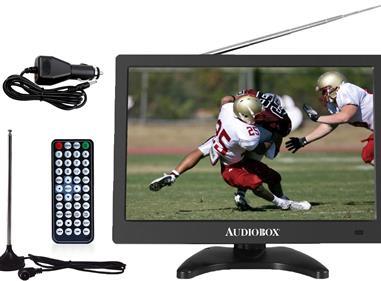 Audiobox 13" Portable Rechargeable LCD TV with Antenna, USB and SD Slot with Remote and Magnetic Antenna Base product