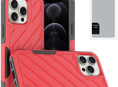 Apple iPhone 12 & iPhone 12 Pro Noble Lined Shockproof Dual Layer Hybrid Case Cover – product