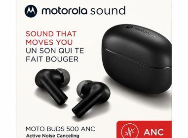 Motorola Moto Buds 500 ANC True Wireless Bluetooth Earbuds - Black product