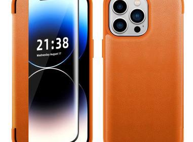 Apple iPhone 12 & iPhone 12 Pro PU Leather View Window Flap Case Cover product