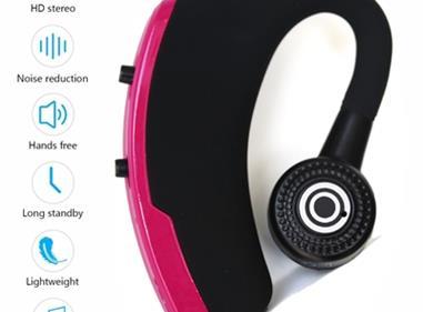 Sporty Bluetooth Earpieces with Microphone and Music 918M in Red product