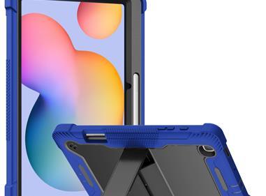 Samsung Galaxy Tab S6 Lite 10.4inch Tough Tablet Strong Kickstand Hybrid Case Cover - Dark Blue product