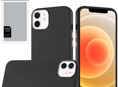  iPhone 12 & iPhone 12 Pro Classy Slick Chromed Around Hybrid - Black product
