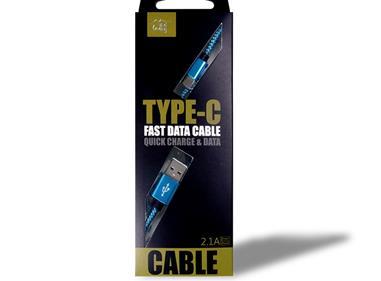 Heavy Duty 6-feet Fabric Type-C cable - Blue product
