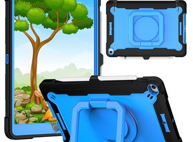 Samsung A9 Plus 11 inch Tablet Tough Hybrid Rotating 360 Degree Kickstand - Black+Blue product