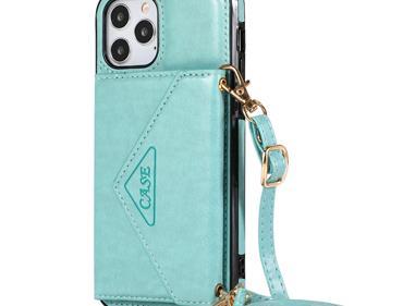 iPhone 15 ELEGANT Wallet Case ID Money Holder Case Cover - Teal product