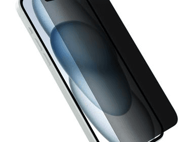 OtterBox iPhone 15 Premium Pro Glass Privacy Guard, Antimicrobial, Anti-Scratch Protection, Shatter Resistant, Crystal Clarity product