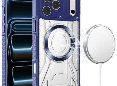 Apple iPhone 18 Pro Max [Magnetic Circle] CD Pattern Transparent Rugged Hybrid - Available in Multiple Colors product