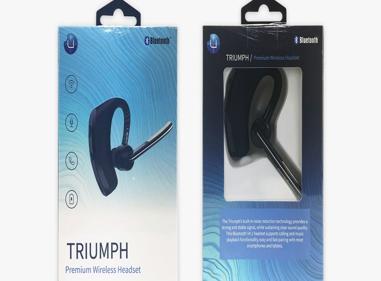 uPlus V8 Triumph Bluetooth Wireless Headset — Stereo Over‑Ear Sport Earphone with Mic, Neckband Design product