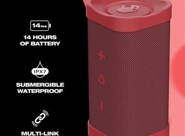 SKULLCANDY TERRAIN WIRELESS SPEAKER -RED product