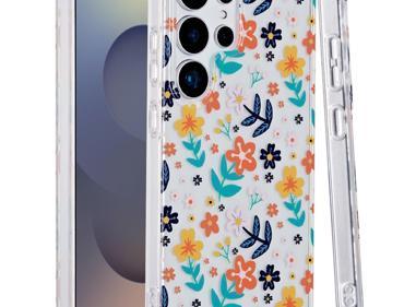 Floral Print Clear Protective Case for Samsung Galaxy S25 Ultra | Free Shipping  product