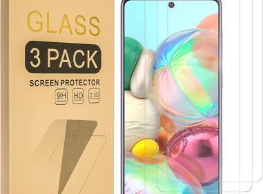 Pack of 3 Samsung Galaxy A71 5G Tempered Glass Screen Protectors – Scratch Resistant, HD Clarity & Easy Bubble-Free Install product