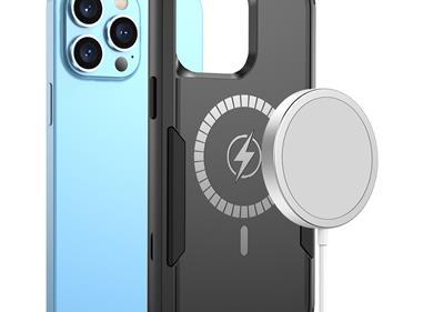  iPhone 13 PRO 6.1" Tough Shockproof [Magnetic Circle] Hybrid Case - Black product