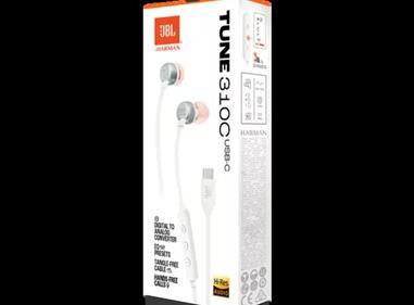 JBL Tune 310C - Wired Hi-Res in-Ear Headphones-WHITE product