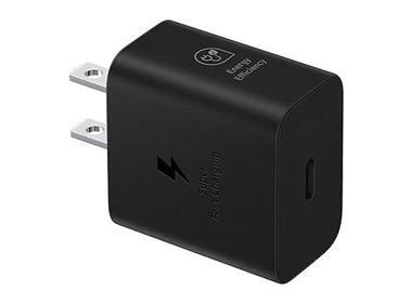 Samsung 25W Wall Charger Power Adapter, Cable Not Included, Super Fast Charging, Compact Design, Energy Efficient, Compatible with Galaxy and USB Type C Devices, Black - Color Black  product