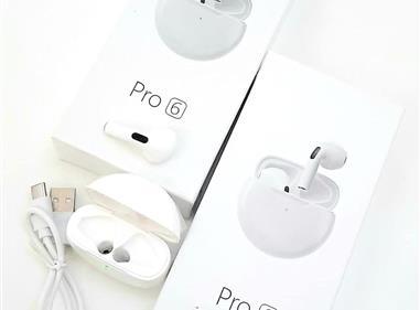 Pro 6, Best Bluetooth Ear Buds, Bluetooth 5.1 Earphones, Auto-Pair Wireless Headphones, Smart Touch Headset With Mic, All Devices Supported, 1 year replacement Warranty by The Equip Store product