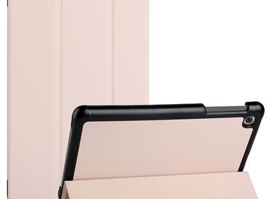 Alcatel joy tab 2 Trifold Magnetic Closure PU Leather Case Cover - Pink product