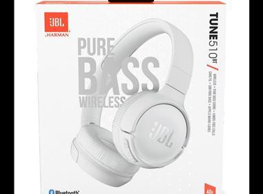 JBL Tune 510Bt Wireless Bluetooth 5.0 On-Ear Headphones-WHITE product