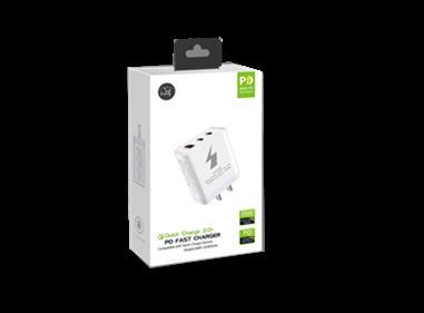TYPE-C AND USB Home Adapter 65w - White product
