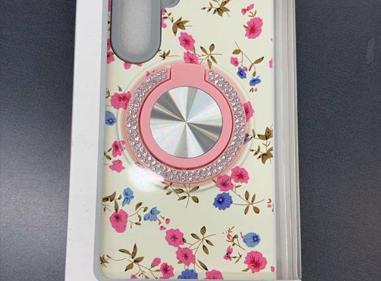 Samsung A36  Premium Case with Jeweled Ring/Kickstand (Floral Pattern) product