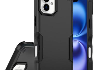 For iPhone 17 High Quality Exquisite Tough Shockproof Hybrid Case Cover – Black product