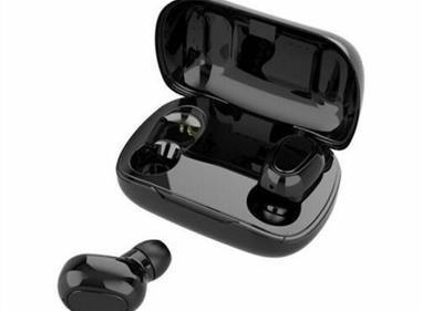 Wireless Headphones Bluetooth Earbuds with Charging Case - Black product