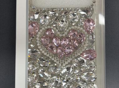 iPhone 17 Pro Max Case Full Bling Stones Glitter Flowers Floral Phone Cover product