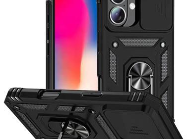 iPhone 16 6.1" Magnetic Ring Stand Case – Full Camera Protection product