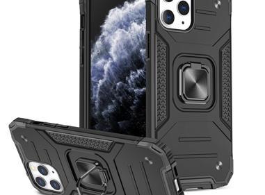 iPhone 14 Plus Robust Magnetic Kickstand Hybrid Case Cover with Shockproof Protection & Hands-Free Viewing product