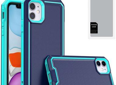 iPhone 11 Rank Tough Hybrid Case – Strong Modern Dual-Layer Protection (Blue) product