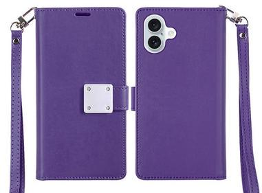 For iPhone 17 Luxury Wallet Style Hybrid Protective Case with ID Card Slot product