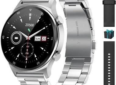 JW4 MAX  Smart Watch, Full Touch Screen Smart Bracelet, Men's Smart Watch Bracelet Activity Waterproof IP67 Activity Monitor with Heart Rate and Blood Pressure, Calorie Monitor, Sports Watch (Silver) product