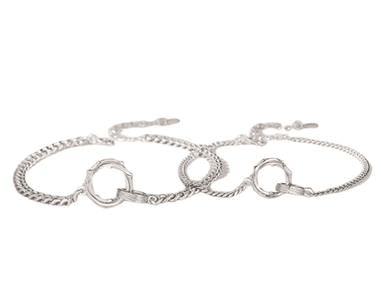 S925 sterling silver couple bracelet   product