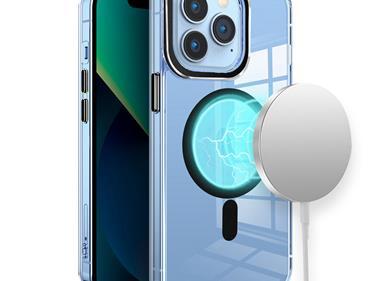  iPhone 15 Matching Clear Transparent Circle Design Case Cover - Black product