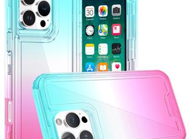 iPhone 16 Pro Max 6.9-Inch 3-in-1 Two-Tone Transparent Hybrid Case – Shockproof Dual-Layer Protective Cover with Clear Back & Color-Accented Bumper product