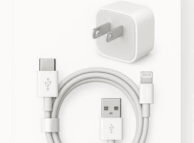 USB-A Wall Charger and USB-A to USB-C Cable product