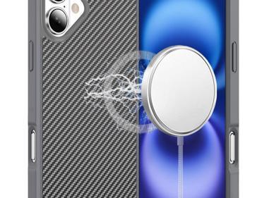 iPhone 17 HQ Carbon Fiber Magnetic Ring Armor Cases – 2.0mm Thick Hybrid Protection.Available in Multiple Colors. product