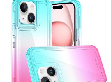 iPhone 13 Pro Max 3-in-1 Two-Tone Shockproof Transparent Hybrid Case – Dual-Layer Rugged Protection with Stylish Contrast product