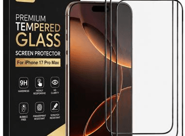 iPhone 17 Pro Max Premium Tempered Glass Screen Protector (3-Pack) product