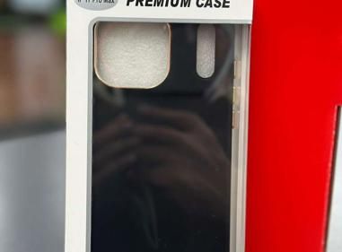 iPhone 17 Pro Max Premium Case (Matte Black with Gold Accents) product