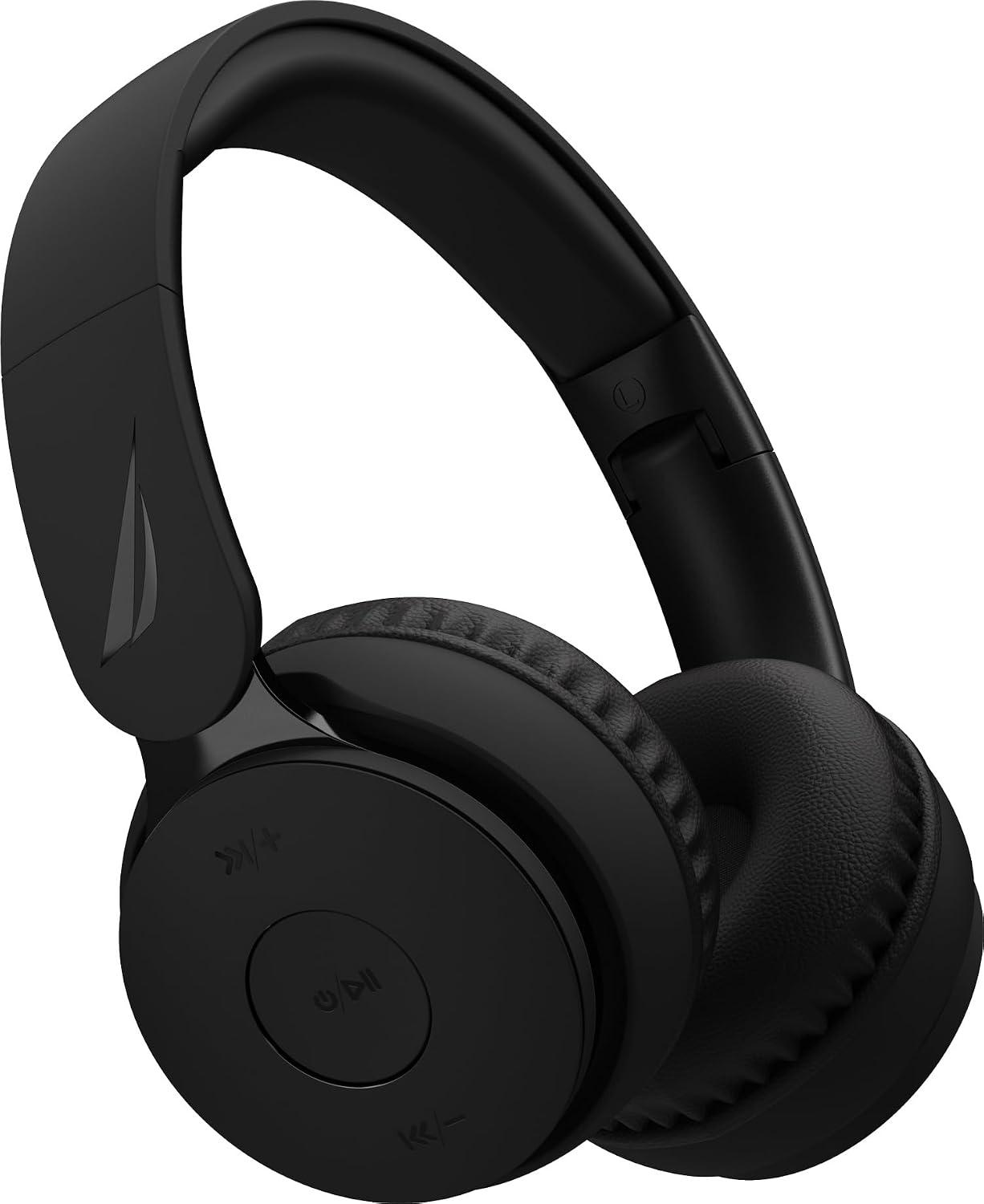 Nautica Urban H100 Bluetooth Wireless Headphones – Over-Ear Stereo Headset with Deep Bass, Long Battery Life & Built-in Mic (Black) product