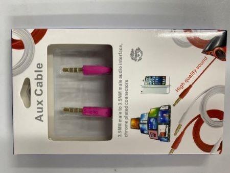 3.5mm Aux Smart Audio cable in Pink product
