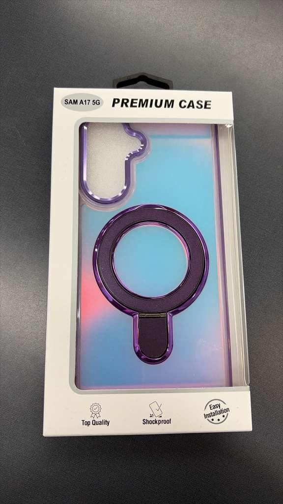 Samsung A17 5G Premium Case with Magnetic Ring/Kickstand (Purple)